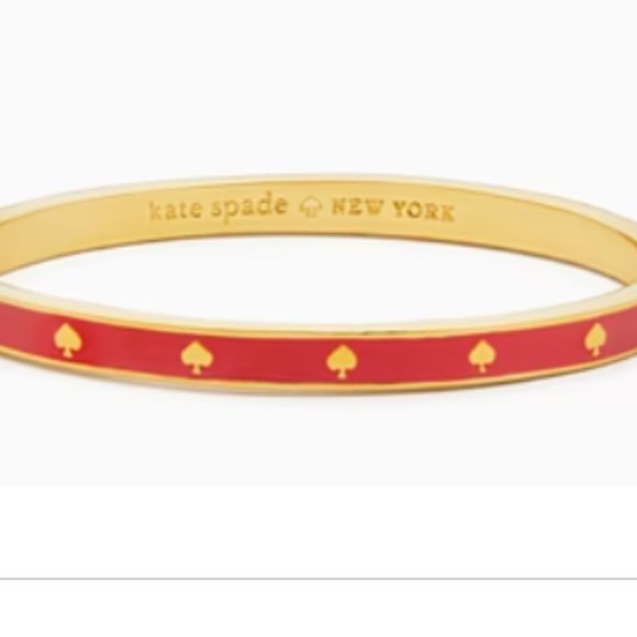 Kate Spade Pink Enamel Bangle/Bracelet - Picture 1 of 1